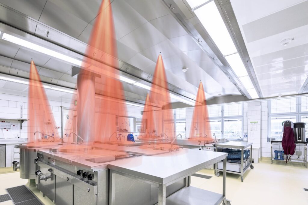 Tecnología UV Capture Ray™ de Halton para Cocinas Profesionales