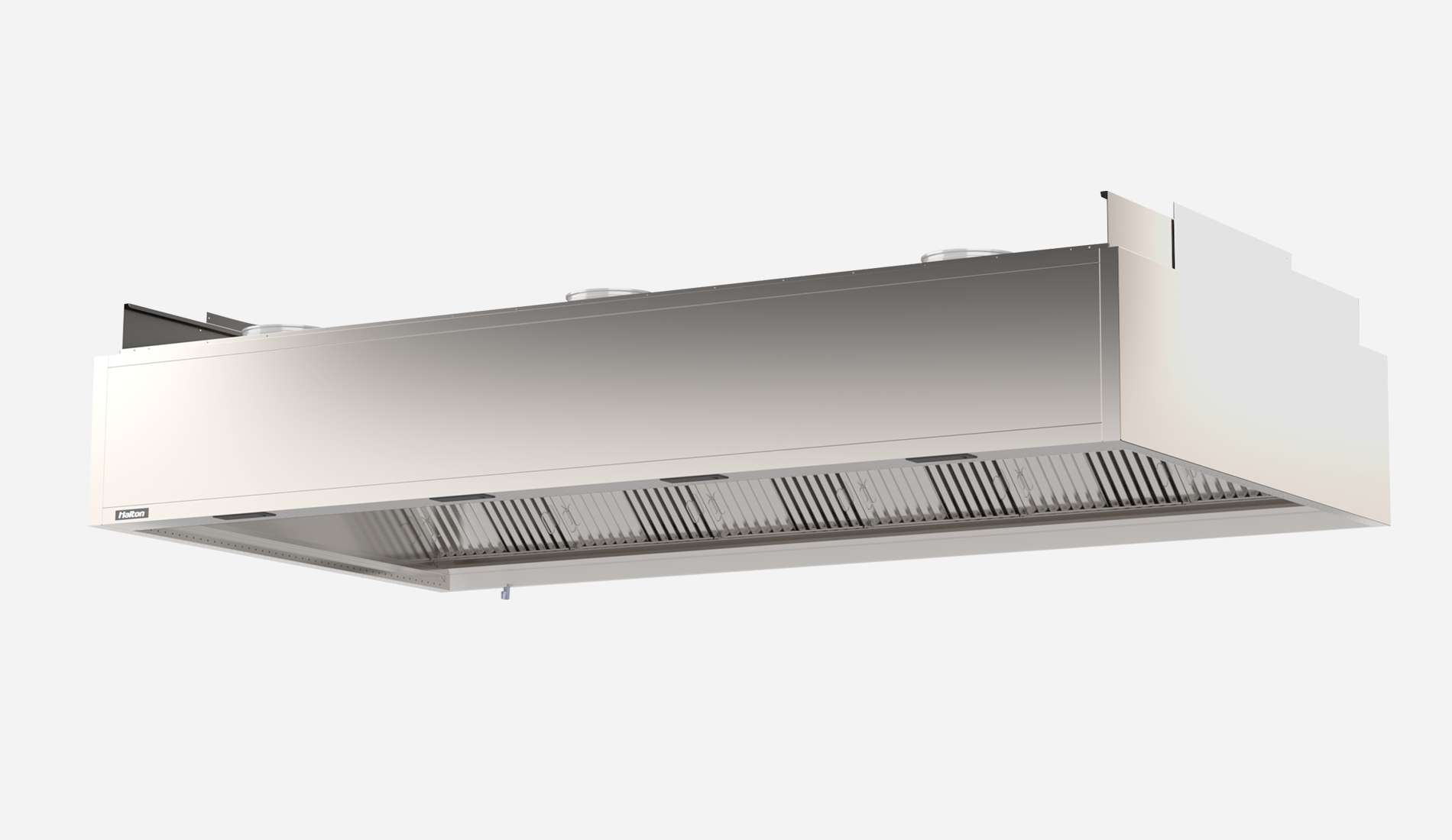 Campanas de extracción de cocina UCH-F, UV de pared para cocinas intensivas Capture Ray™.